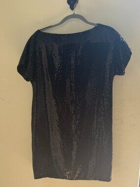 ✨ Robert Rodriguez Black Sequin Shift Dress ✨